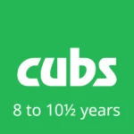 Cubs 8 - 10 1/2 years old Logo Button