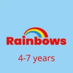 Rainbows 4-7 years old Logo Button
